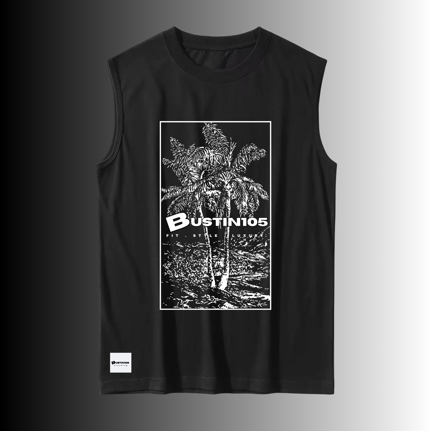 UniSex Palm Luxury Sleeveless(Heavyweight Tank)