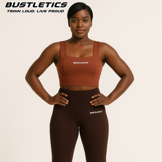 BUSTLETICS Active 3 Piece Style BROWN