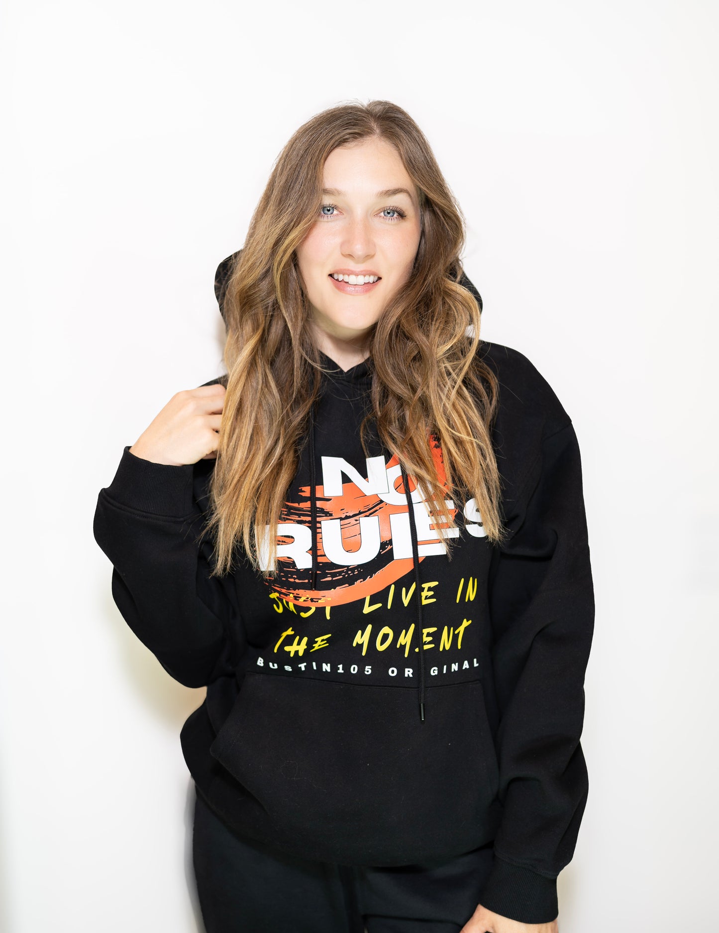 BLACK NO RULES  BST HOODIE