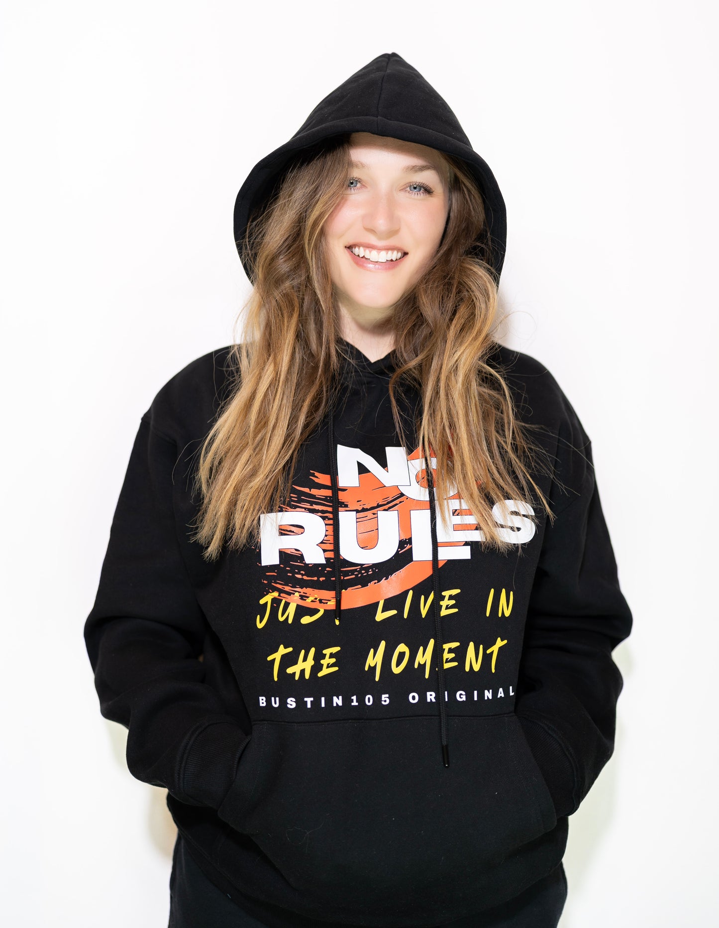 BLACK NO RULES  BST HOODIE