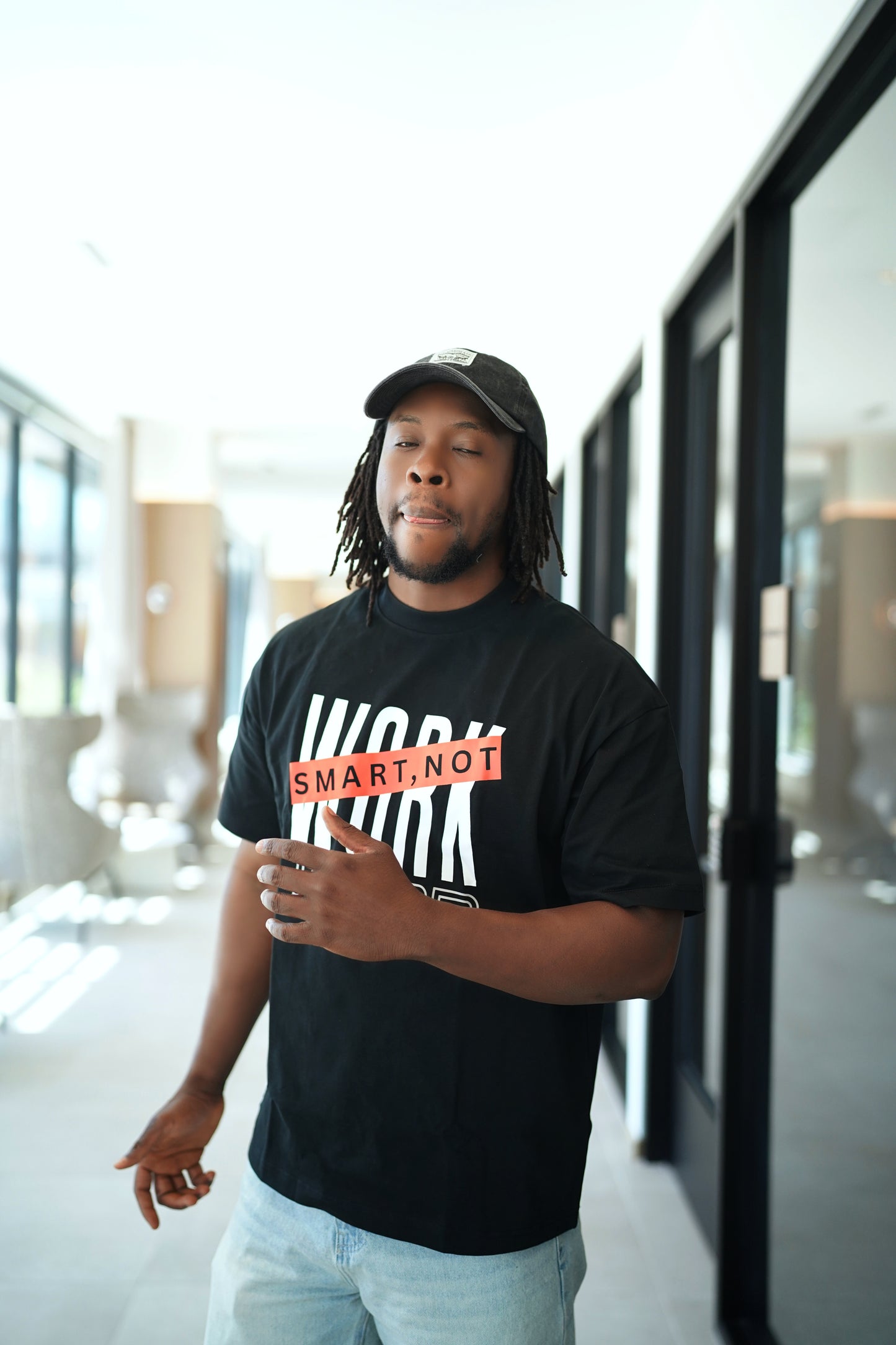 Work Smart, Not Hard Oversize T-shirts