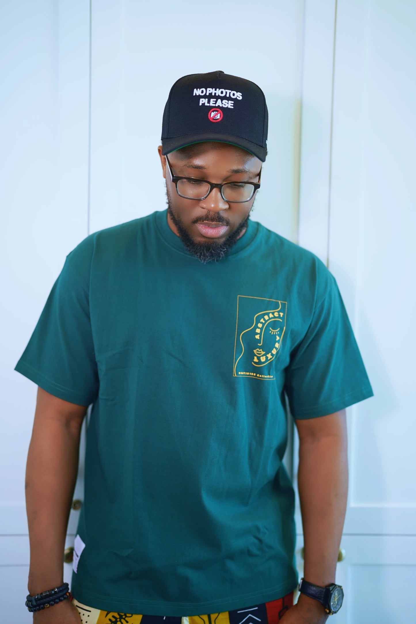 Forest Green Abstract Luxury Tee